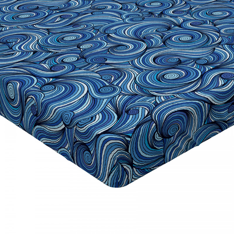 Microfiber Patterned Fitted Sheet, Full Fitted Sheet