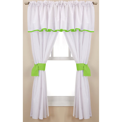 Vilray Cotton Blend Sheer Curtain Pair