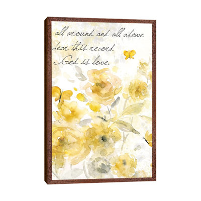 God Is Love I by Carol Robinson - Print on Canvas