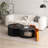 Nesting Coffee Table, Round Nesting Tables And End Tables For Small Space, Modern Side Tables With Extendable Sliding Tabletop For Living Room-1038901905