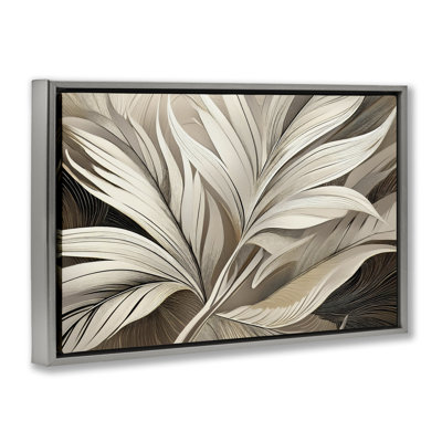 Cadre flottant Palm Curves, design par Norm Stelfox