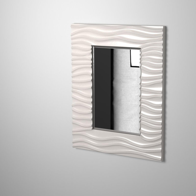 Miroir d'appoint Beahn, Blanc