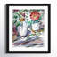 Montpellier Floral Still Life With Cast Shadows Framed On Paper by Montpellier Print-1787611558-1787611557