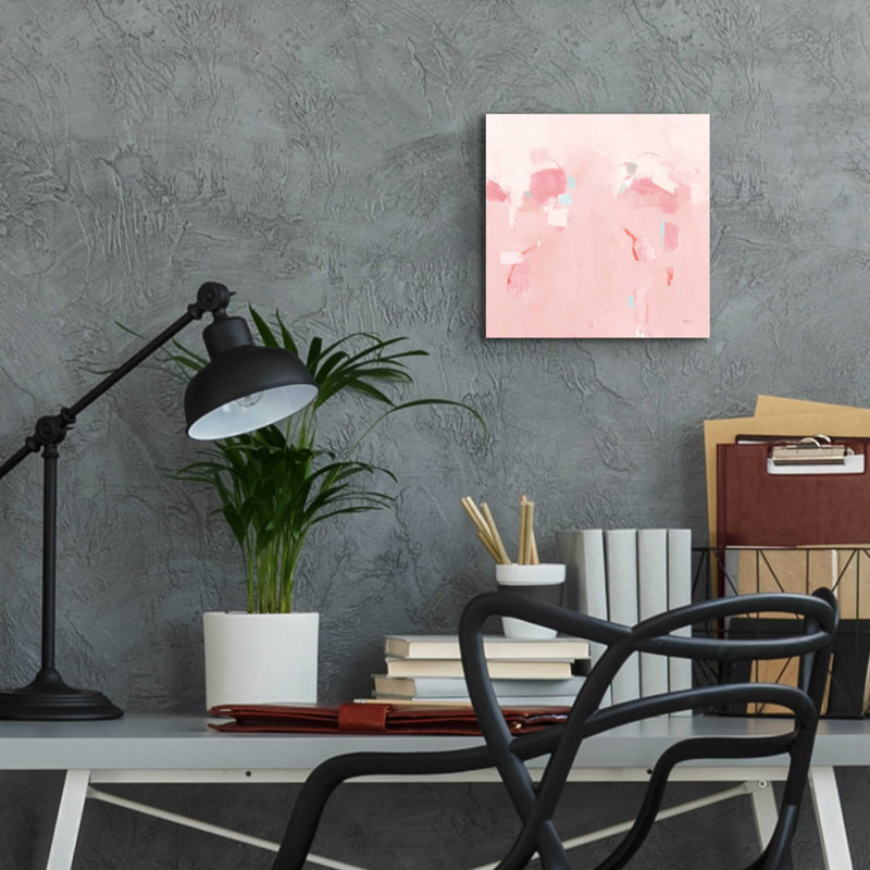 «Splash Pink» par Phyllis Adams, H 12 po x l 12 po x P 0,13 po