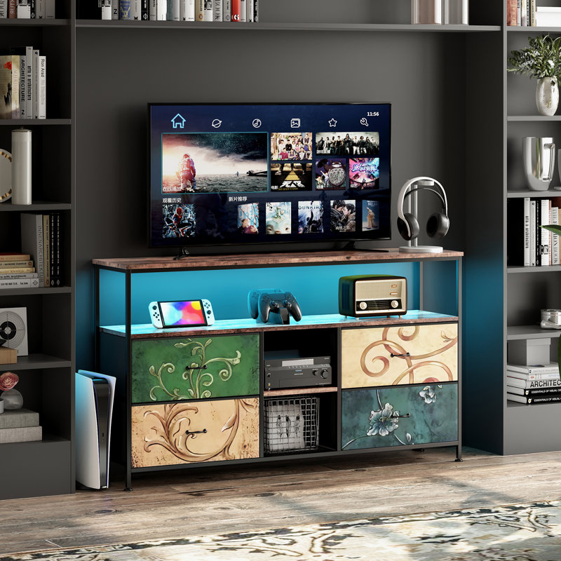 Antjedine Unfinished TV Stand, 137cm, Green