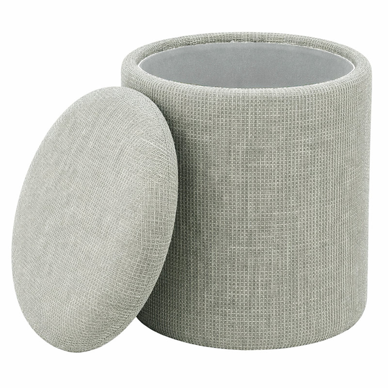 Repose-pieds rond avec rangement Modern