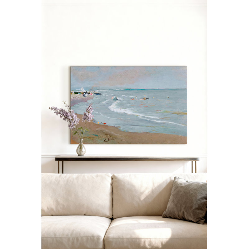 "Playa de Valencia", reproduction sur toile tendue, H 24 po x l 36 po