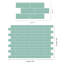 Metro Glossy Gel Peel & Stick 3D Wall Sticker Tile - 15cm x 30cm-670388582