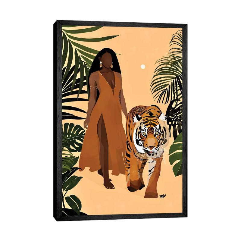 Aliya by Bria Nicole - Wrapped Canvas Print, 101.6 cm H x 66.04 cm W, Black Framed Canvas