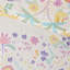 Housse de couette réversible multicolore pour lit simple, à motifs floraux et animaliers, en coton coloré.