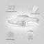 50cm 6-Speed LED Dimmable Reversible Modern Caged Ceiling Fan With Light And Remote Control