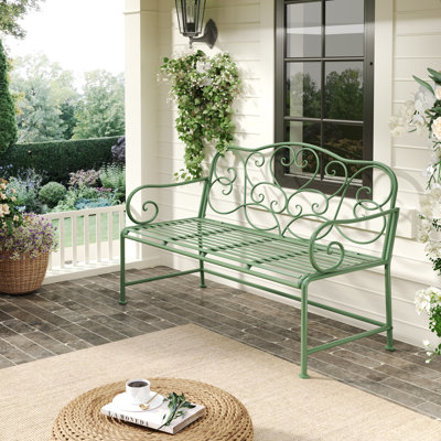 Endorina Metal Garden Bench by Winston Porter