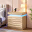 60cm W Manufactured Wood Bedside Table-586502271