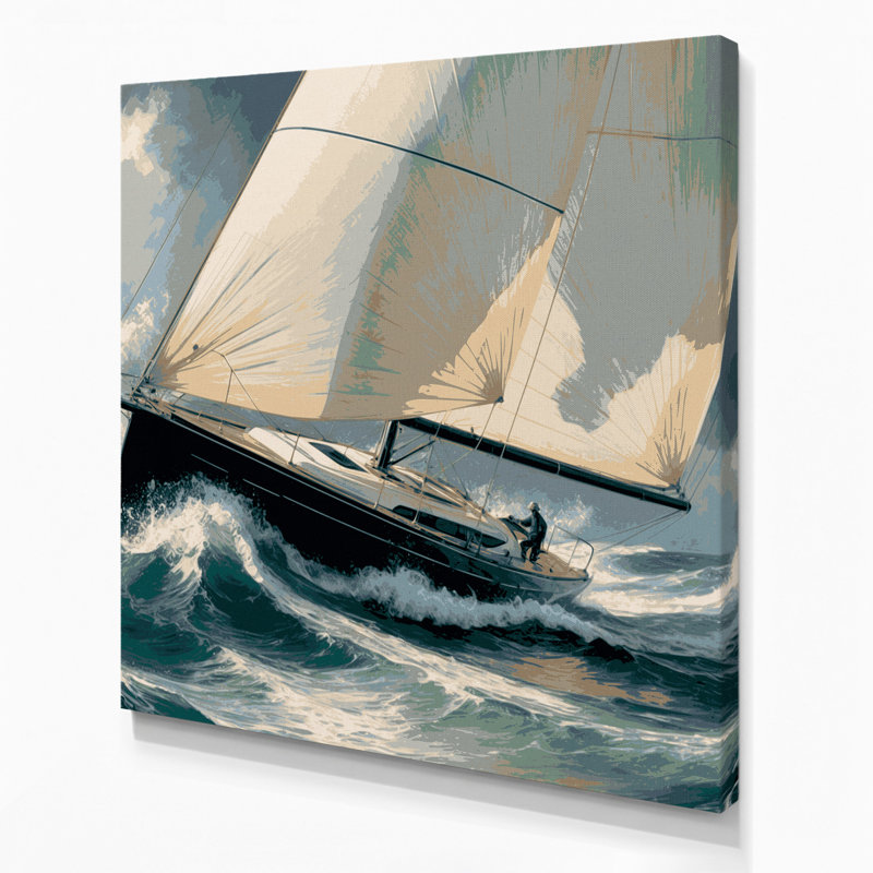 Art sportif sur toile gris, H 12 po x l 12 po
