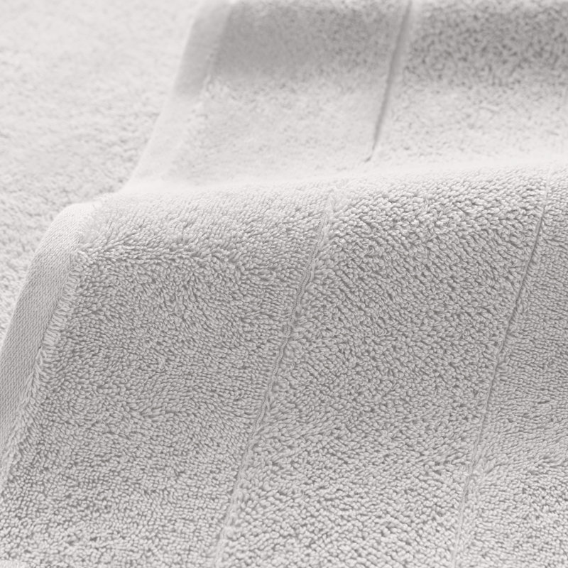 Essuie-mains en coton Teyvione (paquet de 8), Gris