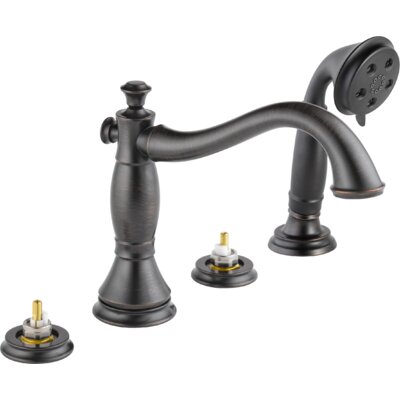 Cassidy Deck Mounted Roman Tub Faucet Trim with Diverter -  Delta, T4797-RBLHP