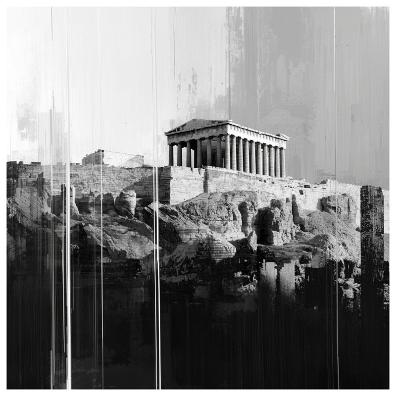 Édredon ancien grec Parthénon, Twin