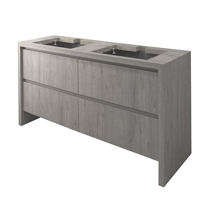 Vintage 59'' W Single Vanity