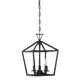 Hastings 3-Light Lantern Geometric Chandelier
