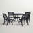 Chachere 4 - Person Patio Dining Set with Round Table