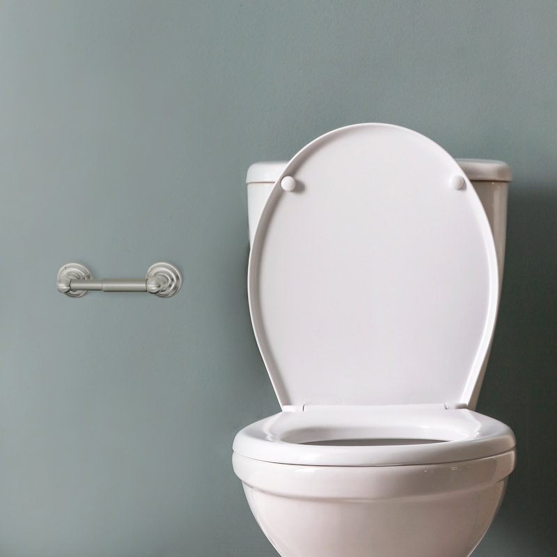 Calisto Wall Mounted Toilet Paper Holder, Satin Nickel