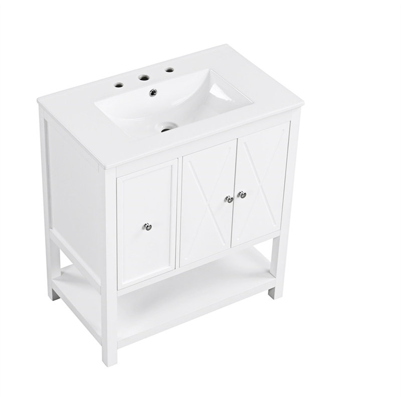 Meuble-lavabo simple avec plateau Boaventura 30,00
