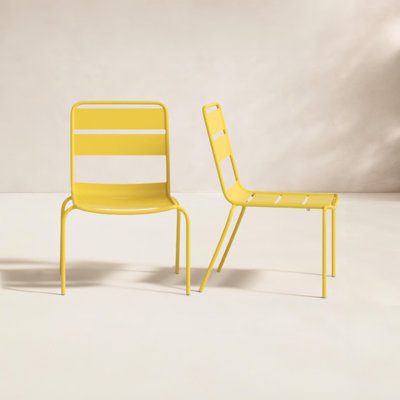 Kapri Premium All-Weather Wicker Outdoor Stacking Dining Side Chair