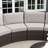 Martha Stewart Bedford Outdoor Modular Rattan Wicker Patio Curved Sectional Sofa Seat-109714933-109714932