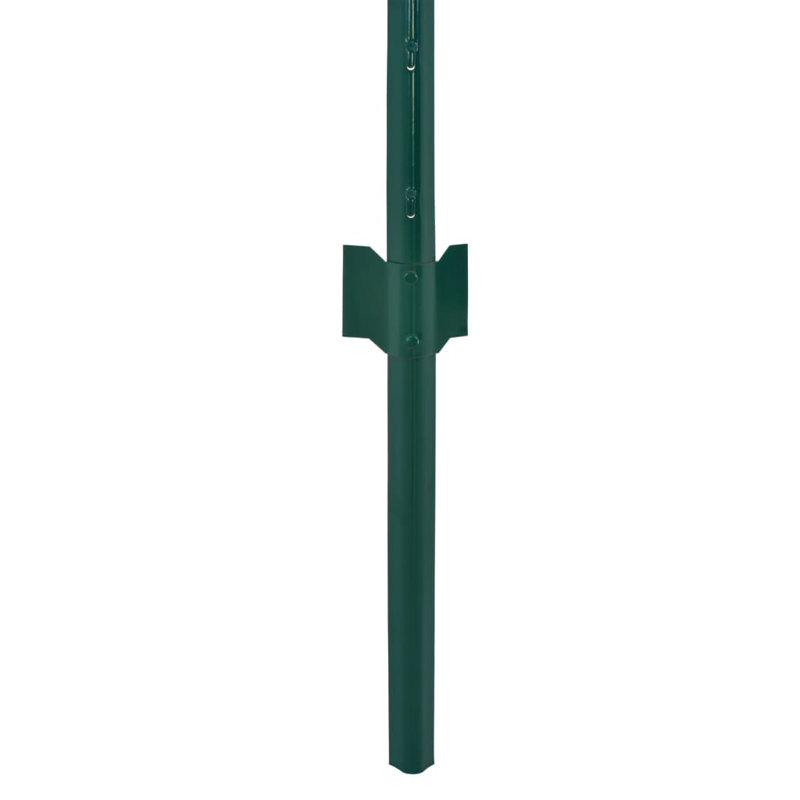 Abdirahman 2.5cm H x 984.25cm W Green Metal Fence Panels, 145cm H x 2500cm W x 1cm D