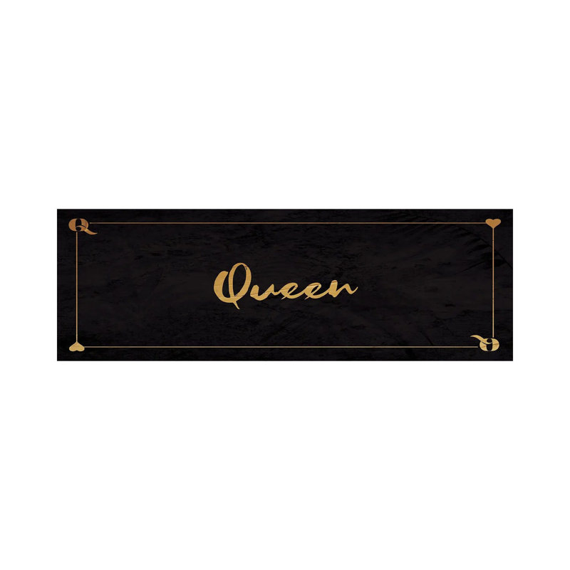 Queen by Milli Villa - Wrapped Canvas Panoramic Print, 30.48cm H x 91.44cm W x 1.91cm D