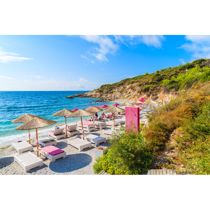 Beach In Proteas Bay by Pkazmierczak - Wrapped Canvas Print, 51cm H x 76cm W