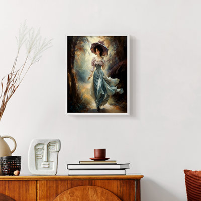 WOMEN Series cmxxxxi - reproduction encadrée de qualité supérieure - prête à être accrochée - aucun clou requis