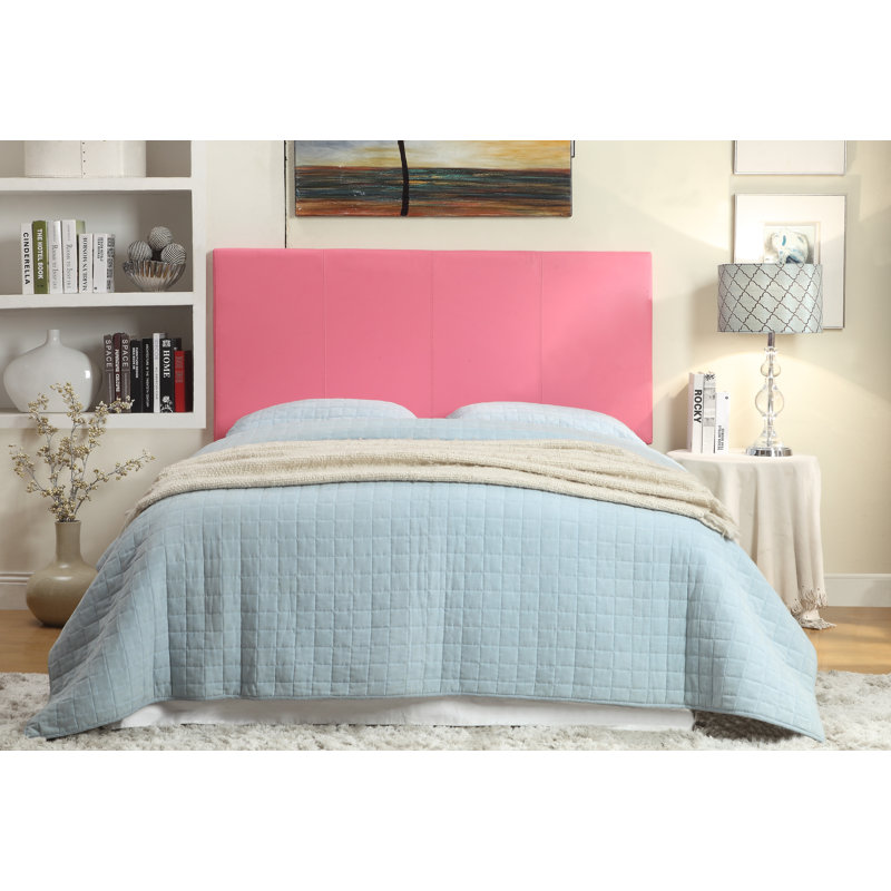 Tête de lit tapissier Keilianys, Grand lit, Rose