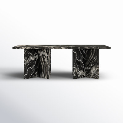 Verona 48" Genuine Marble Coffee Table