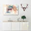 Fox in Abstract - Wrapped Canvas-55316913