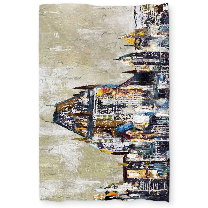Abstract château frontenac duvet cover | Industrial home decor