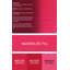Tapis de zone rose/rouge contemporaine-711174348