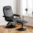 Bernalee Faux Leather Swivel Recliner-1090844156