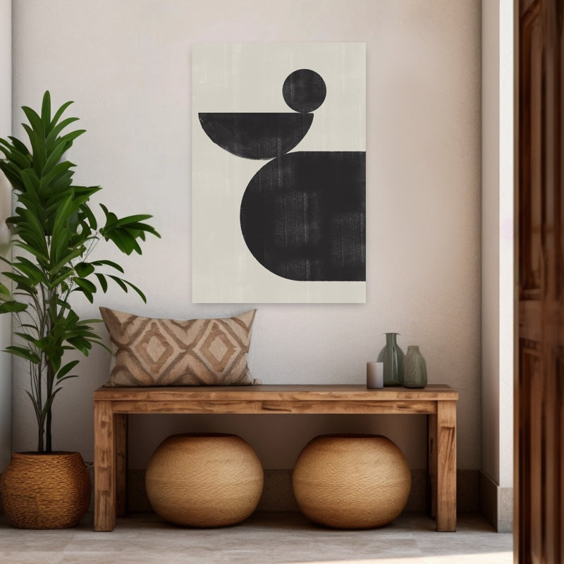 Art contemporain, art contemporain minimaliste abstrait, H 48 po x l 32 po