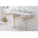 Greyleigh™ Copeland 22'' Marble Oval Bathroom Sink with Faucet and Overflow
