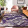 Premium Machine Washable Prisco Purple Rug