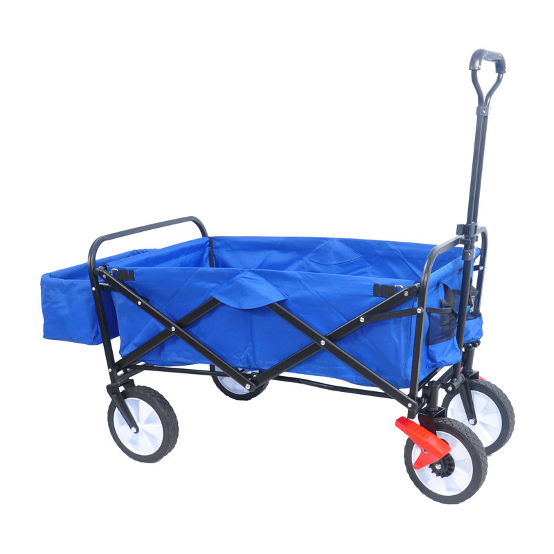 Chariot de plage pliable Wagon Garden (couleur bleue)