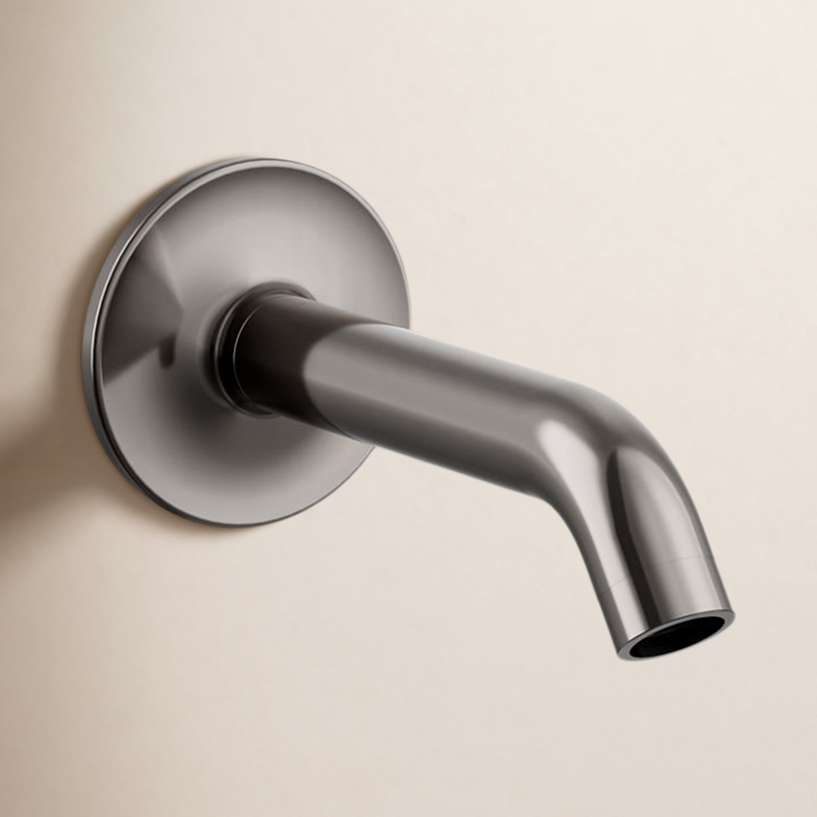 Purist Wall-Mounted Tub Spout, Vibrant Titanium