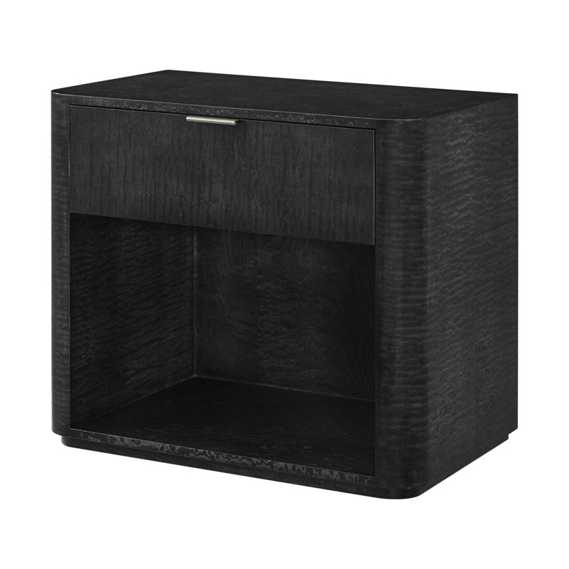 Kesden 1 - Drawer Solid Wood Nightstand