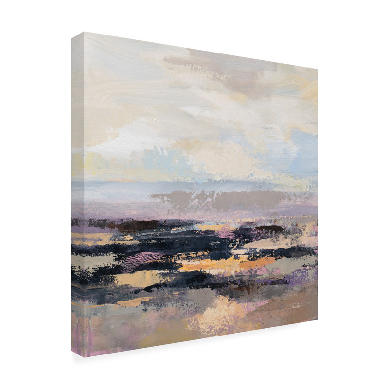  «Silvia Vassileva Road At Dusk I», art mural sur toile, H 14 po x l 14 po