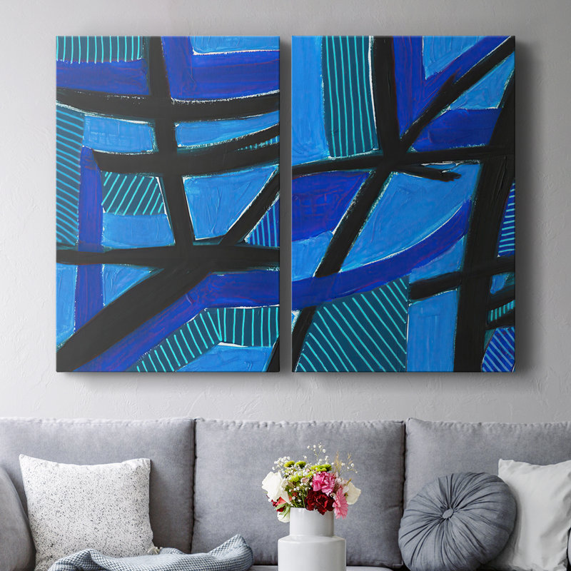 InvolvedBluesI-Premium Gallery Wrapped Canvas -Ready to Hang, 18" H x 24" W