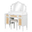 Meuble-lavabo 44,37 po avec 13 ampoules Hollywood et 3 modes d'éclairage
