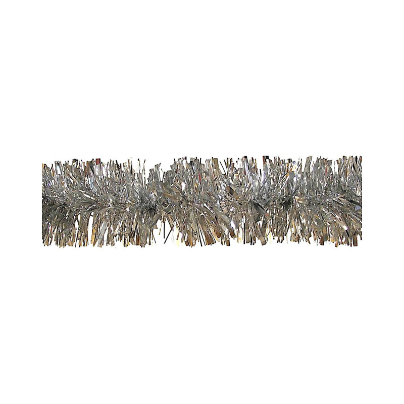 8cm Faux Garland, Silver