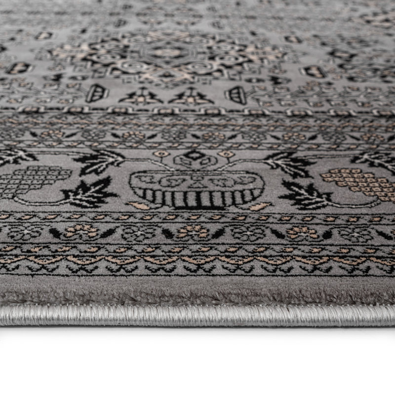 Eden Rectangle Floral Berber Indoor / Outdoor Area Rug, Rectangle 80 x 300 cm