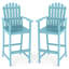  Chaise 2 pièces Adirondack avec accoudoirs et repose-pieds pour terrasse-28701574-28701625